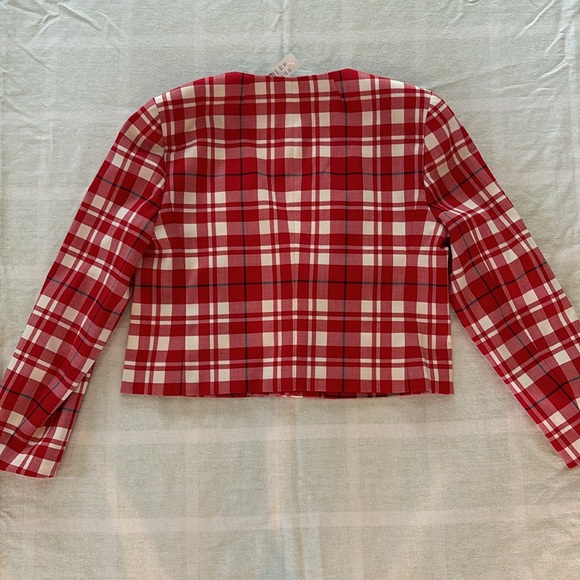 NWT JCrew Collection city wool lady jacket Size 10 - Vibrant Flame - Picture 7 of 12